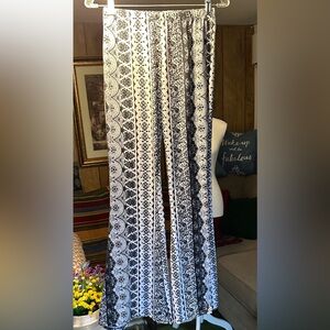 Bohemian Flare Leg Stretch Pants, Junior’s L